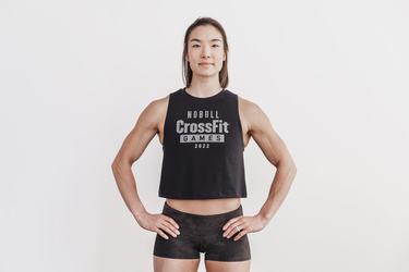 Nobull Crossfit Games® 2022 Muscle Women's Tank Tops Black | Australia (PV8017)